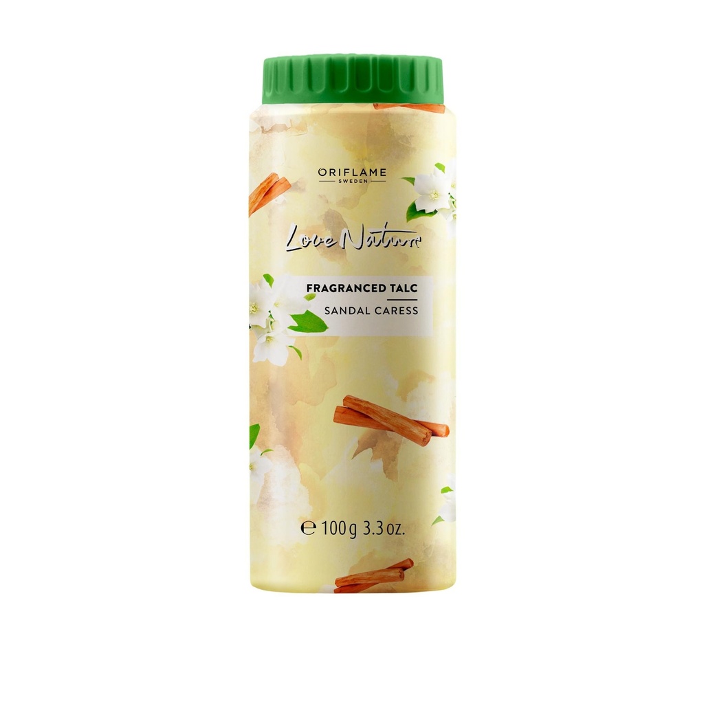 Oriflame Talc Parfumé Love Nature Sandal Caress 35552