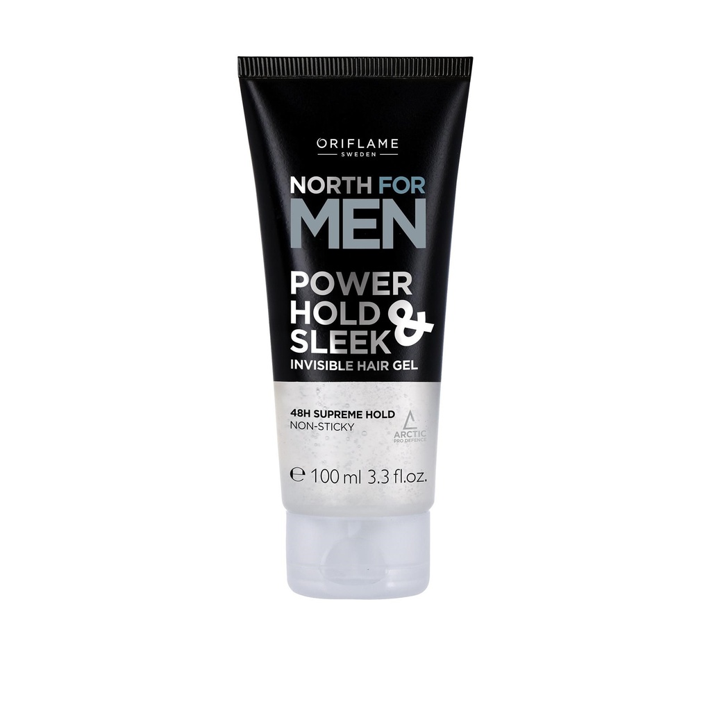 Oriflame Gel pour les Cheveux North For Men Power Hold &amp; Sleek Invisible 34920