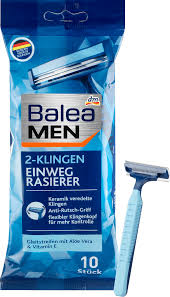 Balea man 2 klingen einweg rasierer 10 stuck