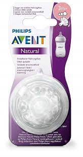 Tétine *2  natural AVENT 3m+