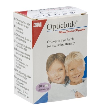 opticlude adulte 5.7cm*8.2cm/20
