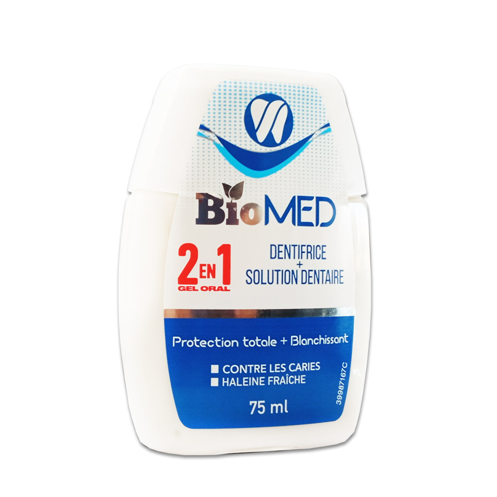 Dentifrice biomed protection totale 75ml