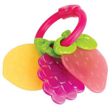 Anneau de dentition fruits Notre bébé fraise raisin