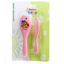 Brosse et peigne Notre bébé BD056-2 rond bleu