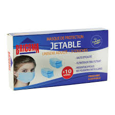 masque de protection jetable  /10
