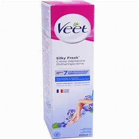 Veet crème dépilatoire peau sensible100ml