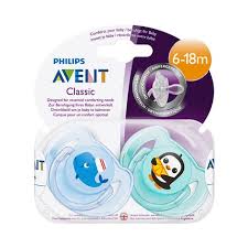 Sucette *2 classic AVENT 6-18m