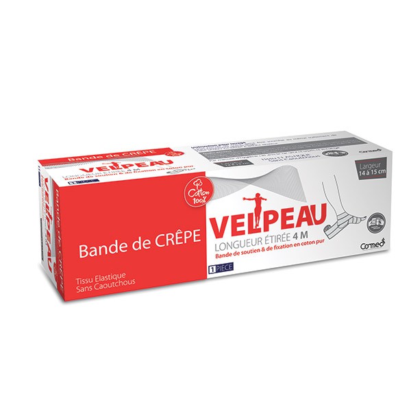 VELPEAU Bande de crêpe 4m*9a10cm