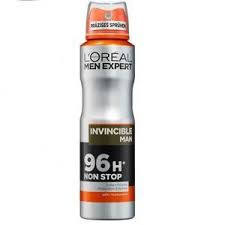 Déodorant homme invincible L'OREAL 250ml