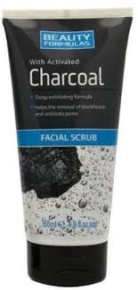 charcoal crème nettoyante facial scrub 150ml