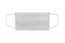 masque de protection jetable avec pince nez /10