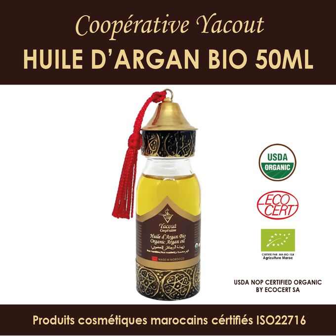 yacout huile d'argan bio déc 60ml