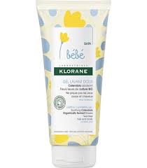 gel lavant doux bébé KLORANE 200ml