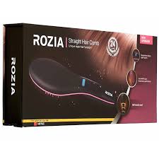 rozia straight hair comb brosse lisseur hr765