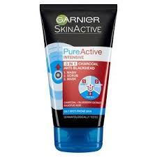 GARNIER pure active 3en1 charbon 150ml