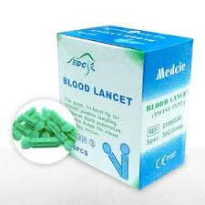 edc blood lancet /25