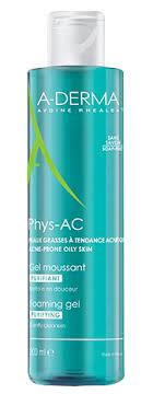 A-Derma phys-ac gel moussant 200ml