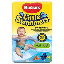 huggies couches swim pants 5-6 /12