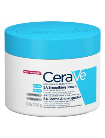 cerave sa smoothing cream anti rugosité 340 g