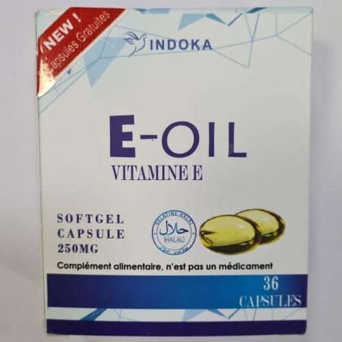 Indoka  vitamine E 500mg 60 gélules