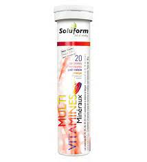 Soluform multi vitamines mineraux 20cp