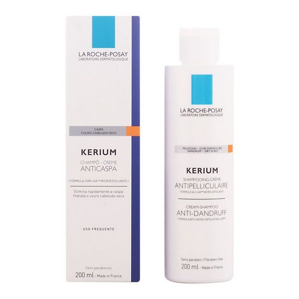 La roche posay kerium shampooing pellicules seches 200ml