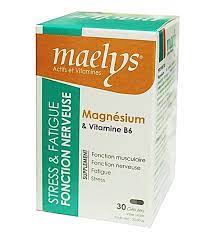 maelys magnesium vitamine B6 30 gelules
