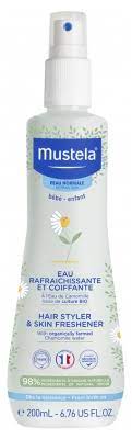 Mustela bébé eau rafraîchissante et coiffante 200ml