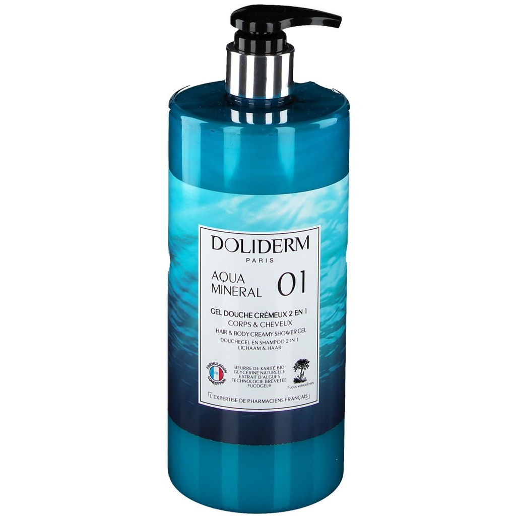 DOLIDERM aqua minéral 01 gel douche 1L
