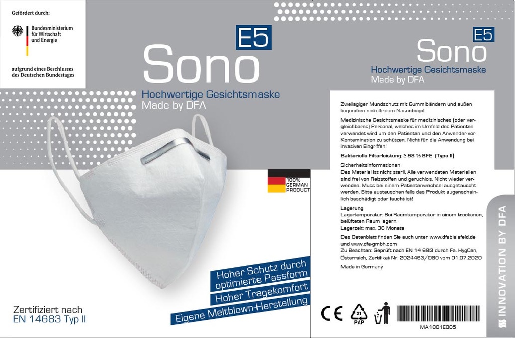 masque sono E5 /10