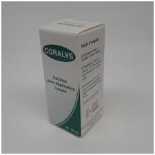 Coralys solution poue application locale 15 ml