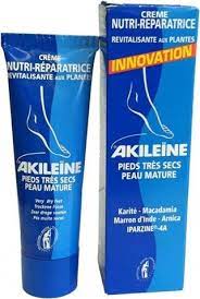 akileine creme nutri reparatrice pieds 50ml