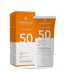 dermalium creme solaire spf50+ 50ml
