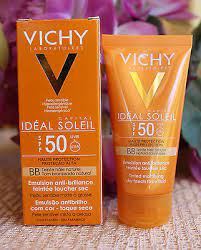 VICHY idéal soleil crème anti brillance teintée 50+ 50ml