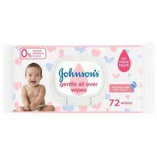 Johnsons lingette 72 wipes