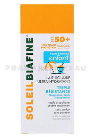 Soleil Biafine lait ultra hydratant enfant spf 50+150ml