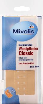 Mivolis wundpflaster classic 1m*6cm
