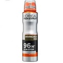 Déodorant homme invincible L'OREAL 250ml