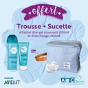 offert bioderma gel moussant 200ml+cange intensif75g =trousse +sucett AVENT abcderm