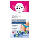 Veet easy gel bandes de cire waxstrips 16ps
