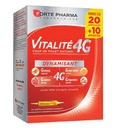 vitalite 4G dynamisant 30ampoules 300ml